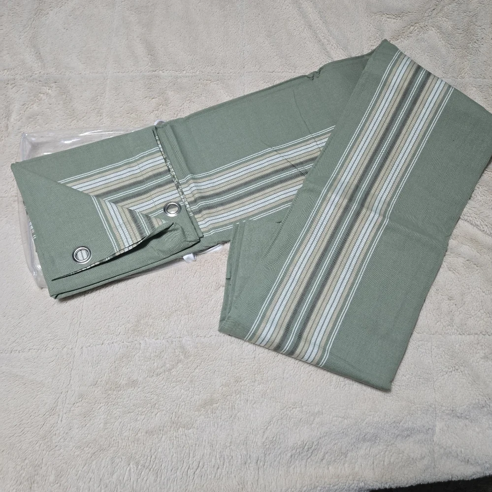 Sonoma striped shower curtain